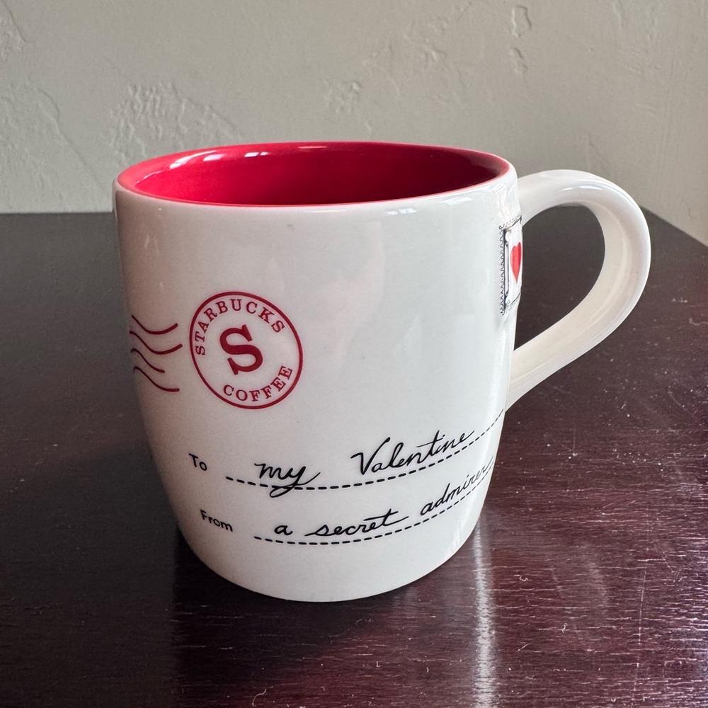Starbucks Love Letter Secret Admirer 2010 Valentine's Day Mug